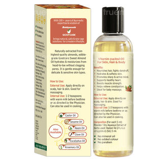 Goodcare Pure Rogan Badam Almond Oil 200ml